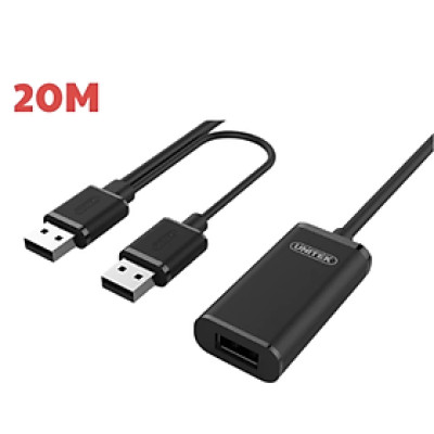 Cáp USB Nối Dài 2.0 (20m) Extension Unitek (Y-279)- Hàng chính hãng