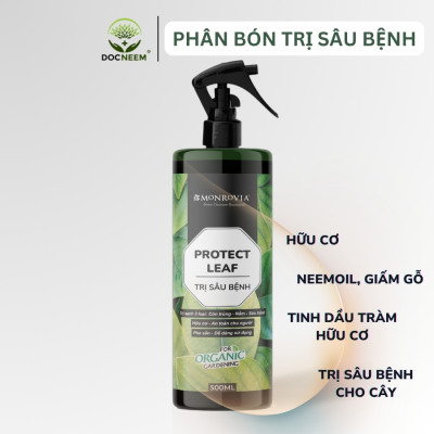 Combo phân bón TRỊ SÂU BỆNH, DƯỠNG HOA MONROVIA hữu cơ giúp cây khỏe, hoa nở sai, to, đậm màu, dung tích 1L