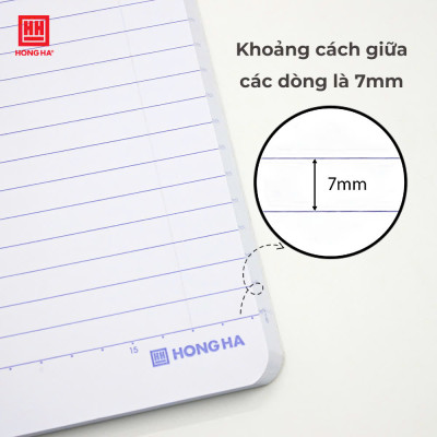 Sổ bìa bồi kẻ ngang B5 300 trang Hồng Hà Subject - 4536