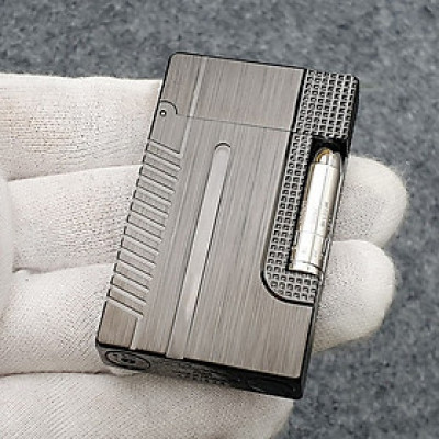 Vỏ hộp quẹt ga đá D-06D dòng 2 lỗ mô hình điệp viên 007