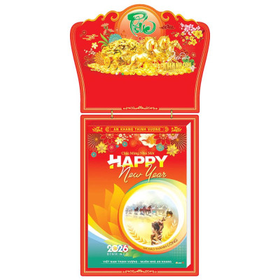 Lịch Bloc Siêu Cực Đại 2026 - Chủ Đề Mã Đáo Thành Công - Văn Lang VL01