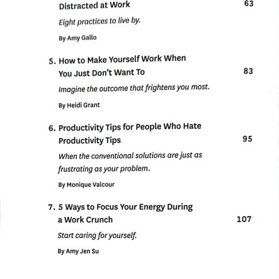 Focus (HBR Emotional Intelligence Series)