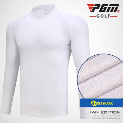 Áo dài tay giữ nhiệt golf nam YF183 - Chất liệu vải Polyester và lụa kem cao cấp - Giúp giữ nhiệt cho người trơi golf