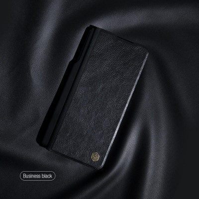 Bao da cho Samsung Galaxy Z Fold 7 , Z Fold 5 , Z Fold 4 , Z Fold6 (Fold 6 5G) hiệu Nillkin Qin Pro Leather(chống sốc, có khe để bút)- Hàng chính hãng
