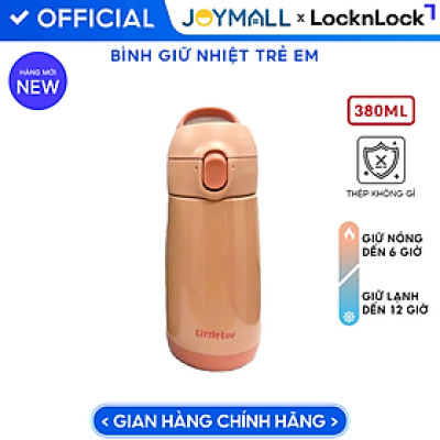 Bình Giữ Nhiệt Trẻ Em LocknLock Little Luv Switch Cap Tumbler LHC918 380ml, Hàng Chính Hãng - JoyMall