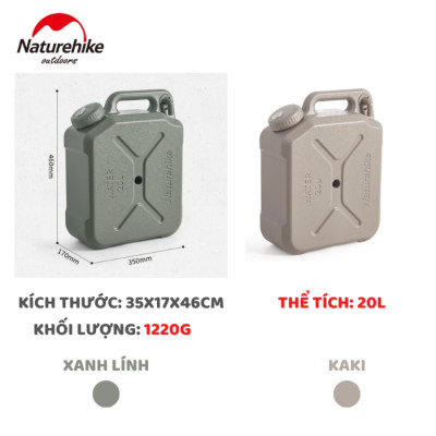 Đồ cắm trại Can đựng nước NatureHike campoutvn dã ngoại du lịch CNH22CJ018 A505