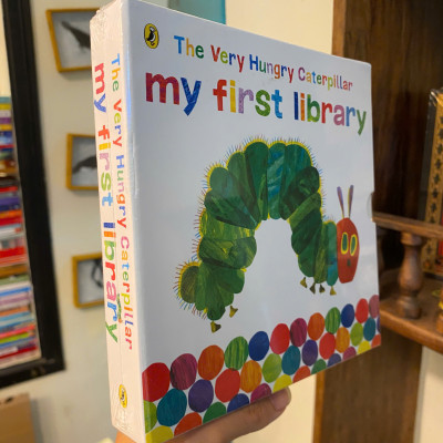 Sách - The Very Hungry Caterpillar My First Library by Eric Carle - Ngoại văn Thiếu nhi Nhập khẩu