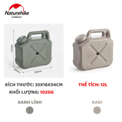Đồ cắm trại Can đựng nước NatureHike campoutvn dã ngoại du lịch CNH22CJ018 A505