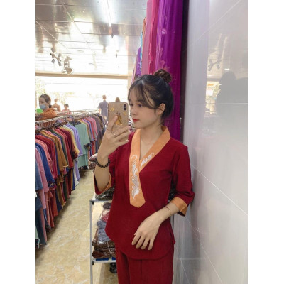 ĐỒ LAM ĐI CHÙA Mẫu Cà Vạt Vải Tơ