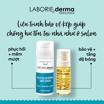 Serum dưỡng giúp phục hồi tóc LABORIE derma Molecular Repair Hair Serum 90ml