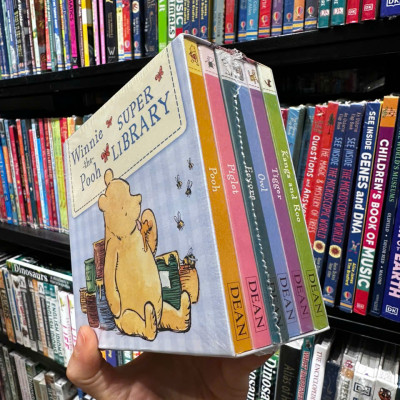 Sách - Winnie the Pooh - Super Library by A.A.Milne - Sách ngoại văn, sách thiếu nhi tiếng Anh, bìa cứng, nhập khẩu UK
