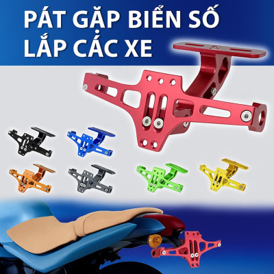 Pát Gập Biển Số CNC Nhôm Hợp Kim Hàng Dày, Chắc Chắn, Lắp Được Cho Xe Máy Và Xe Điện, ĐÈN TRANG TRÍ , ĐỒNG HỒ TREO TƯỜNG