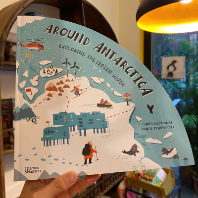 Sách - Around Antarctica: Exploring the Frozen South by Tania Medvedeva | Children English Book