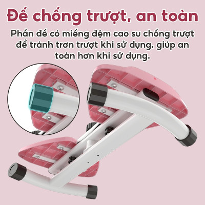 BG Dụng cụ tập thể dục 3003R xoay eo bụng đứng cho massage chân giảm cân, bàn xoay eo tập bụng, xoay eo