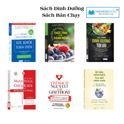 Combo 3 cuốn sách: Bí mật dinh dưỡng + Toàn cảnh dinh dưỡng + Liệu trình dinh dưỡng