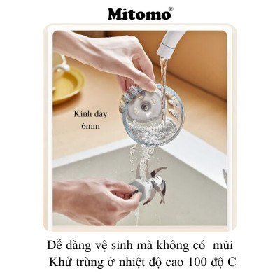 Máy xay hành tỏi ớt, xay thịt đa năng Mitomo MT-350 - Hàng chính hãng