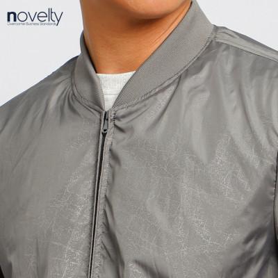 Áo jacket nam in chìm Novelty xám nhạt 2203392