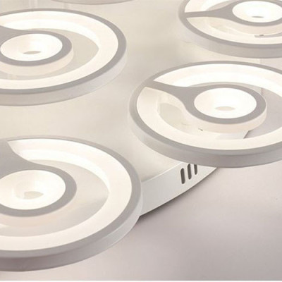 Đèn trần REATY kiểu dáng sang trọng 3 chế độ ánh sáng - kèm bóng LED chuyên dụng và điều khiển từ xa