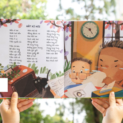 Combo Cùng Con Nói Hay Nghĩ Đẹp 2 cuốn Bìa cứng - Sách thơ phát triển Tư duy và Ngôn ngữ cho bé 1-12 tuổi
