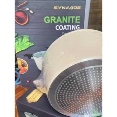 Nồi chống dính vân đá đủ size 20,22,24,26, 28cm tay cầm chống nóng dùng cho mọi loại bếp