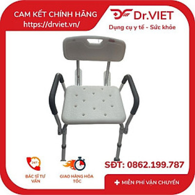 Ghế tắm khung nhôm tựa lưng SC-98TL - Người dùng có thể dễ dàng nhấc, di chuyển hoặc dọn vệ sinh ghế chỉ với một tay, không tốn nhiều sức – kể cả với người già hoặc người chăm sóc, Chân ghế chắc chắn chống trơn, trượt, tránh ngã cho người già trong