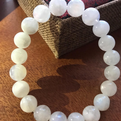 VÒNG TAY NỮ ĐÁ ÁNH TRĂNG TỰ NHIÊN 10LY5 S105