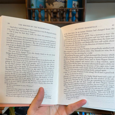 Sách - Hound of the Baskervilles & Valley of Fear by Sir Arthur Conan Doyle | Ngoại văn Bìa cứng