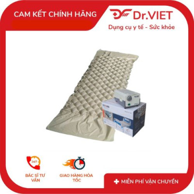 Đệm hơi chống loét LUCASS LC 138 [Chính hãng] - Đệm mát, êm, máy bơm hơi cao cấp, không tiếng ồn, kết cấu máy hiện đại, gọn nhẹ, giúp giảm áp lực tiếp xúc lên bề mặt da, tránh lở loét, tạo sự thoáng mát bề mặt da