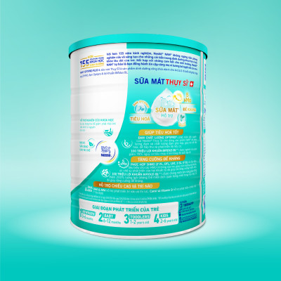 Sữa bột Nestlé NAN OPTIPRO PLUS 4 1500g/lon với 5HMO Giúp tiêu hóa tốt + Tăng cường đề kháng (2 - 6 tuổi) - Tặng Đồ chơi toán học cân bằng