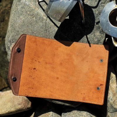 Vỏ bọc bình ga cắm trại bao da dã ngoại campoutvn A494