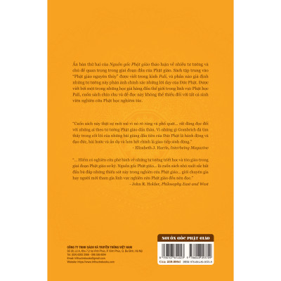 Sách Nguồn gốc Phật giáo - Bối cảnh hình thành những giáo lý ban đầu ( tái bản)