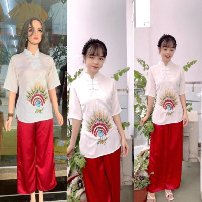 ĐỒ LAM ĐI CHÙA #Mã Freeship Xtra# Mẫu Chim Công Mới 2022 Đủ Màu