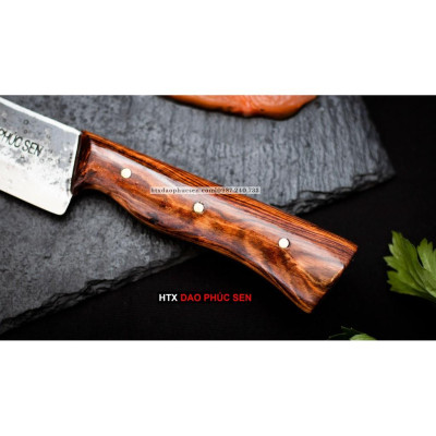 Dao Phúc Sen - Dao lọc 15 cán ốp cẩm - DL15OCD
