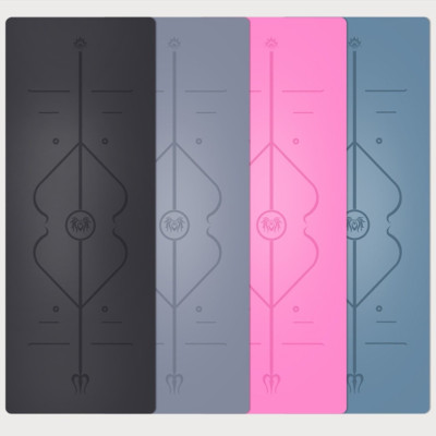 Thảm Yoga Định Tuyến Dày 8ly Chống Trơn Trượt Kèm Túi 