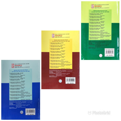 Combo Hóa Học Vô Cơ Nâng Cao tập 1 + 2 + 3 ( Hoàng Nhâm) 