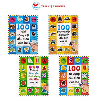 Bộ Sách Dán Hình Thông Minh (4 cuốn) - Bản Quyền