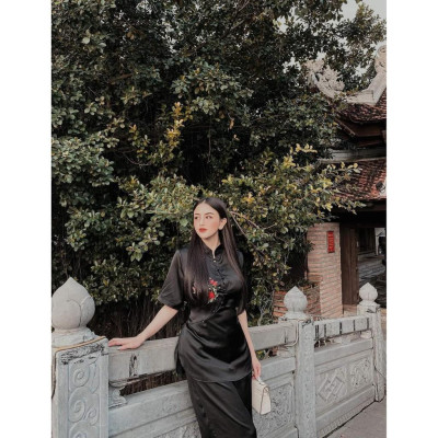 ĐỒ LAM ĐI CHÙA PHÁP PHỤC PHẬT GIÁO Nữ mẫu mới