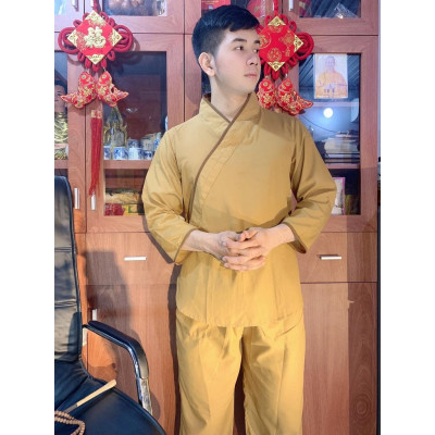 ĐỒ LAM ĐI CHÙA  Mẫu Chéo Nhật Nam SS1