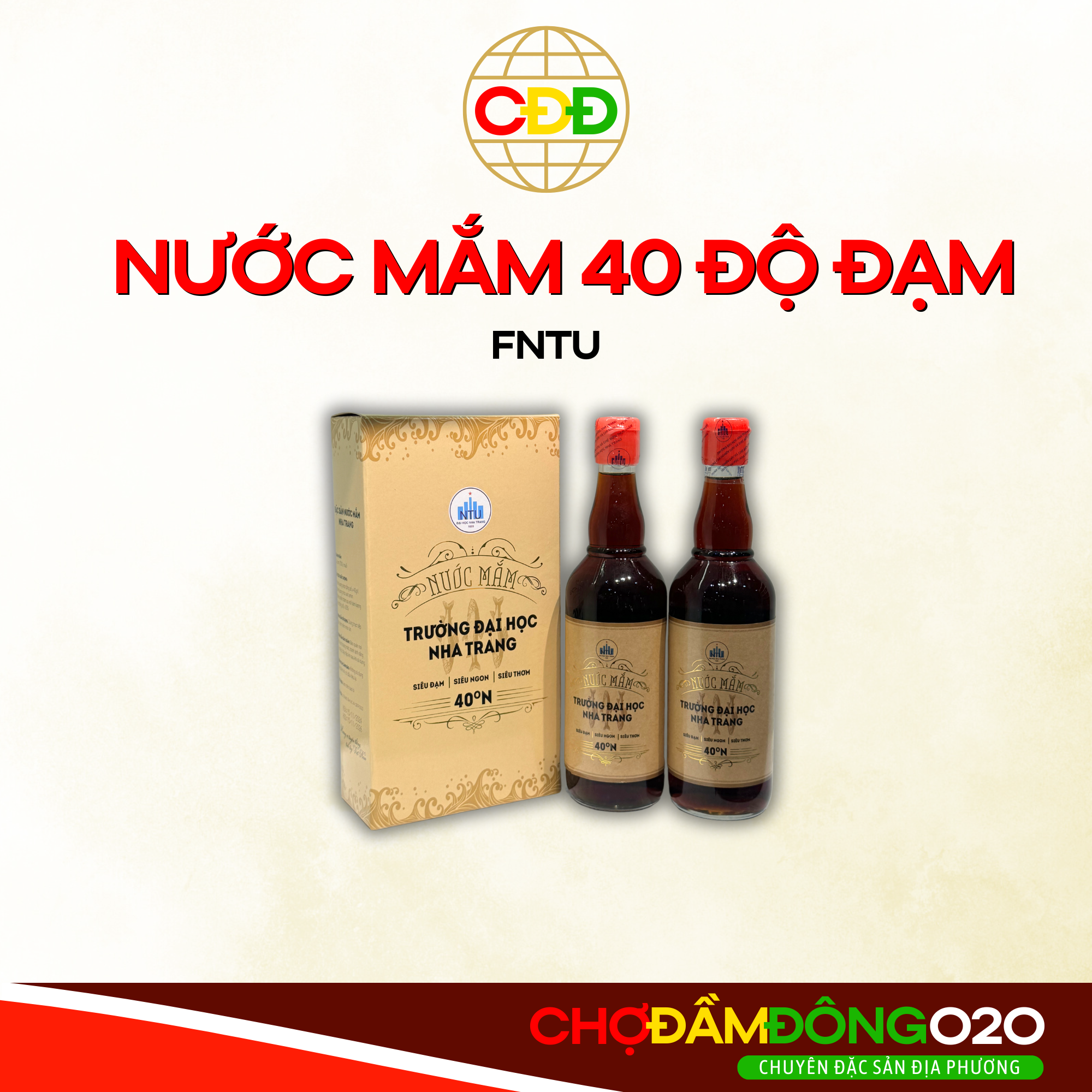 Nước Mắm 40N - Đặc Sản Nha Trang