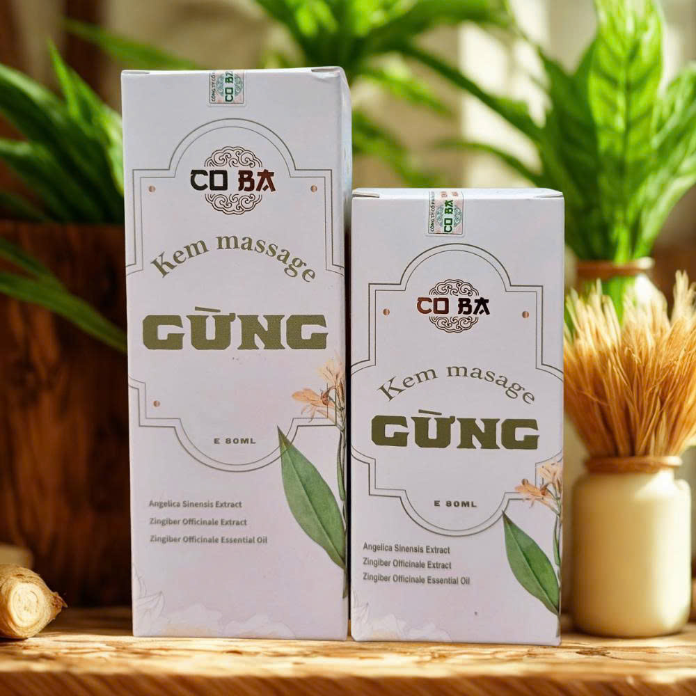 Kem Massage Gừng Co Ba 80ml