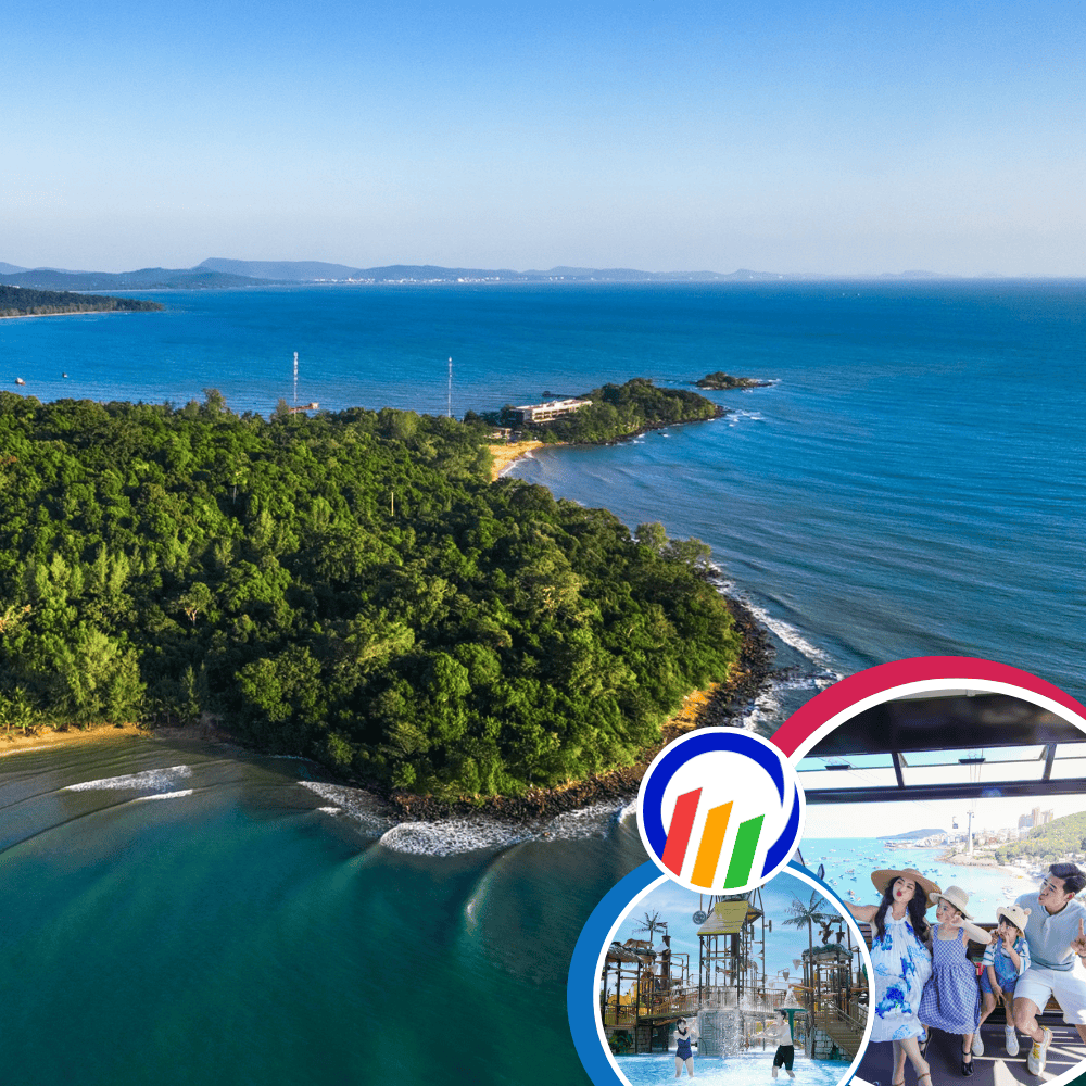 Cáp Treo Hòn Thơm + Đi Bộ Dưới Biển Ngắm San Hô - Combo Tiêu Chuẩn (Có Buffet)