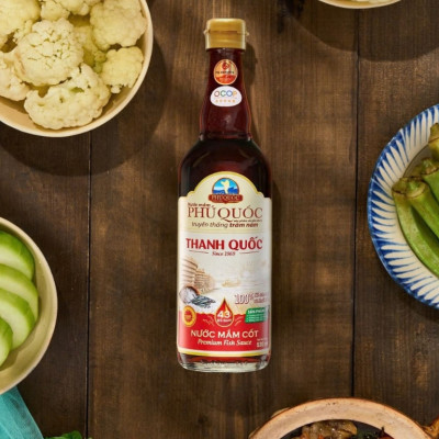 Nước Mắm Chỉ Dẫn Địa Lý Phú Quốc - Thanh Quốc 43N 520ml x 6 chai