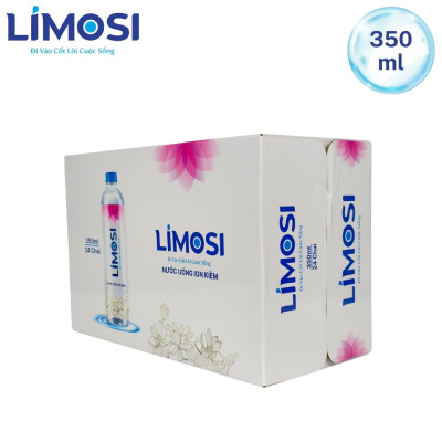 Nước Uống Ion Kiềm Limosi Chai 350ml (Thùng 24 Chai)