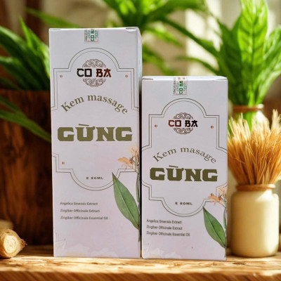 Kem Massage Gừng Co Ba 80ml
