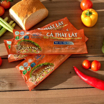 Cá Thát Lát Rút Xương Tẩm Vị Sả Ớt Kỳ Như 250g- Đặc sản Hậu Giang