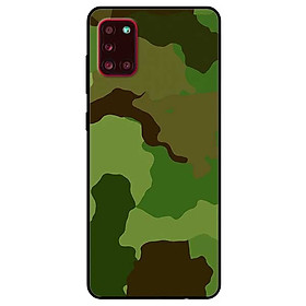 Ốp lưng dành cho Samsung A31 mẫu Camo Xanh Quân Đội