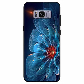Ốp lưng dành cho Samsung S8 mẫu Mẫu Đơn Xanh Đỏ