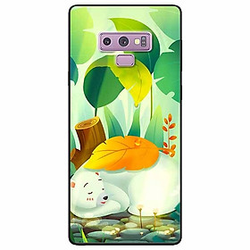 Ốp lưng dành cho Samsung Note 9 mẫu Gấu Ngủ Đông