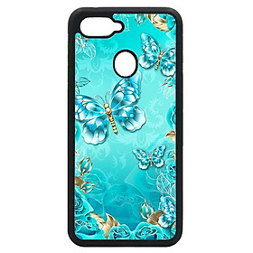 Ốp lưng cho Oppo F9 BƯỚM XANH 1 - Hàng chính hãng