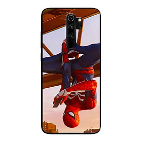 Ốp Lưng in cho Xiaomi Redmi Note 8 Pro Mẫu Nhện Cầm Điện thoại - Hàng Chính Hãng